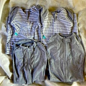 4 New Baby Swaddle Sacks